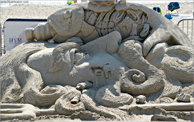 "Save Our Ocean Stop Plastic Pollution" de Sudarsan Pattnaik en el Festival de Revere, Massachusetts