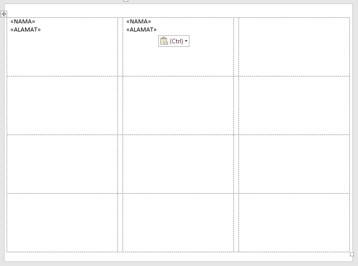 Cara Praktis Membuat Format Label Undangan di MS Word Cara Membuat Format Label Undangan di MS Word