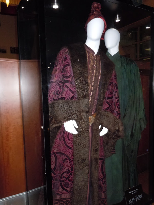 Harry Potter movie costumes Dumbledore and Voldemort