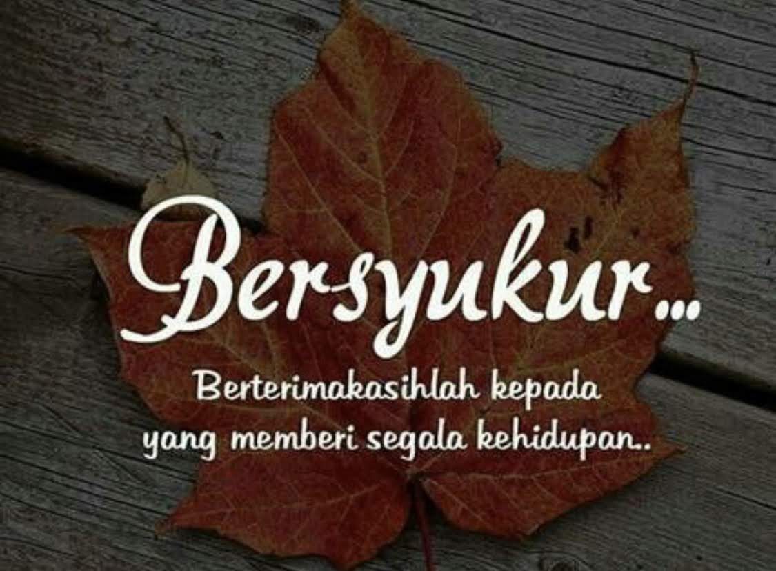 Gambar Dan Kata  Bersyukur Kepada Allah  Quote Hari Ini