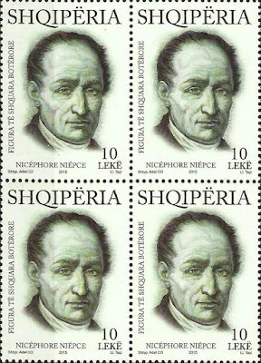 Albania Stamps 2015. Nicéphore Niépce