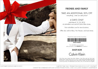 Free Printable Calvin Klein Coupons