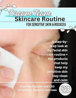 skin care products and routine guide for redheads with sensitive skin