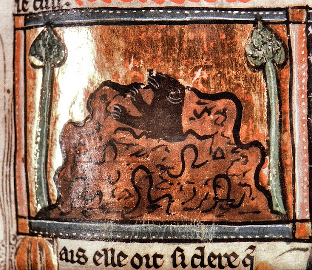 Bestiaire d'Amour MS Douce 308 : les enluminures 