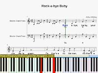 Rock-A-Bye Baby with Lyrics and Sheet Music - Lullaby Song