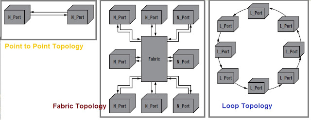 Point-to-Point, Fabric and Loop topology details