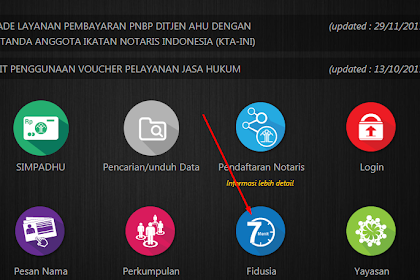 Cara mendaftarkan Jaminan Fidusia  online Melalui Notaris