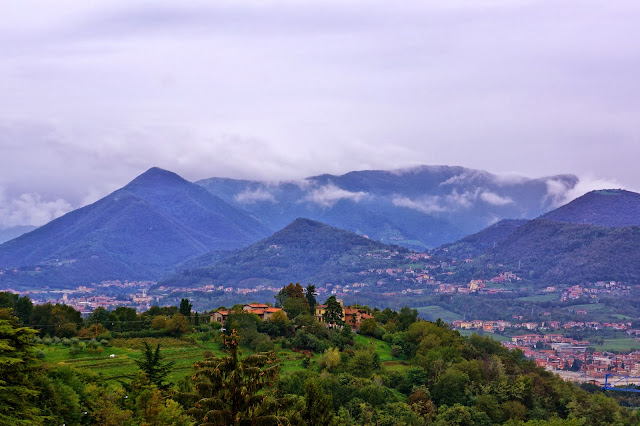 Image of the Italian Alps near Bergamo, Italy.