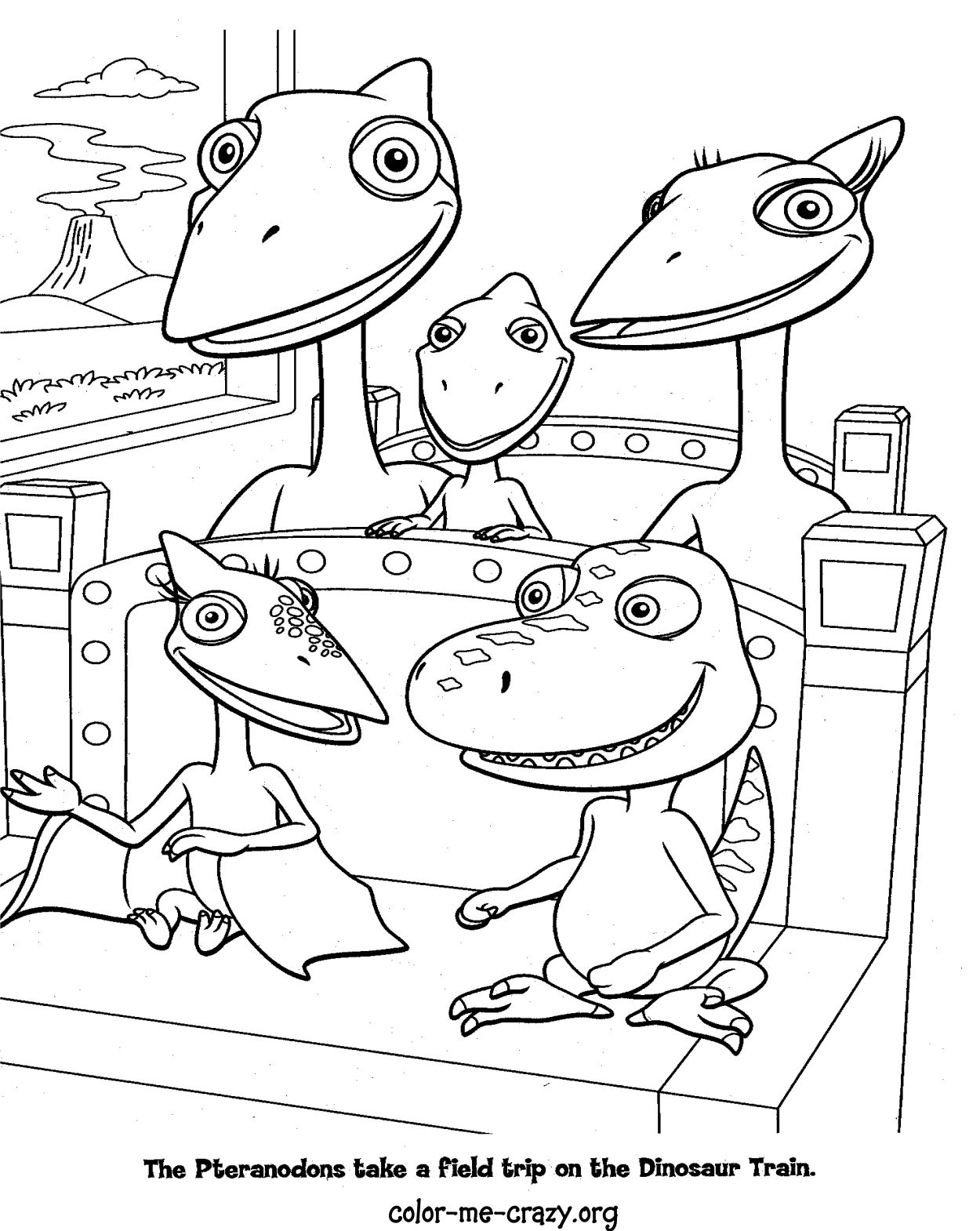 Dinosaur Train Coloring Pages 8