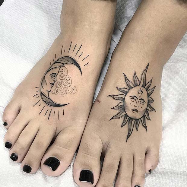 30 tatuagens de pôr do sol para sua próxima inspiração!