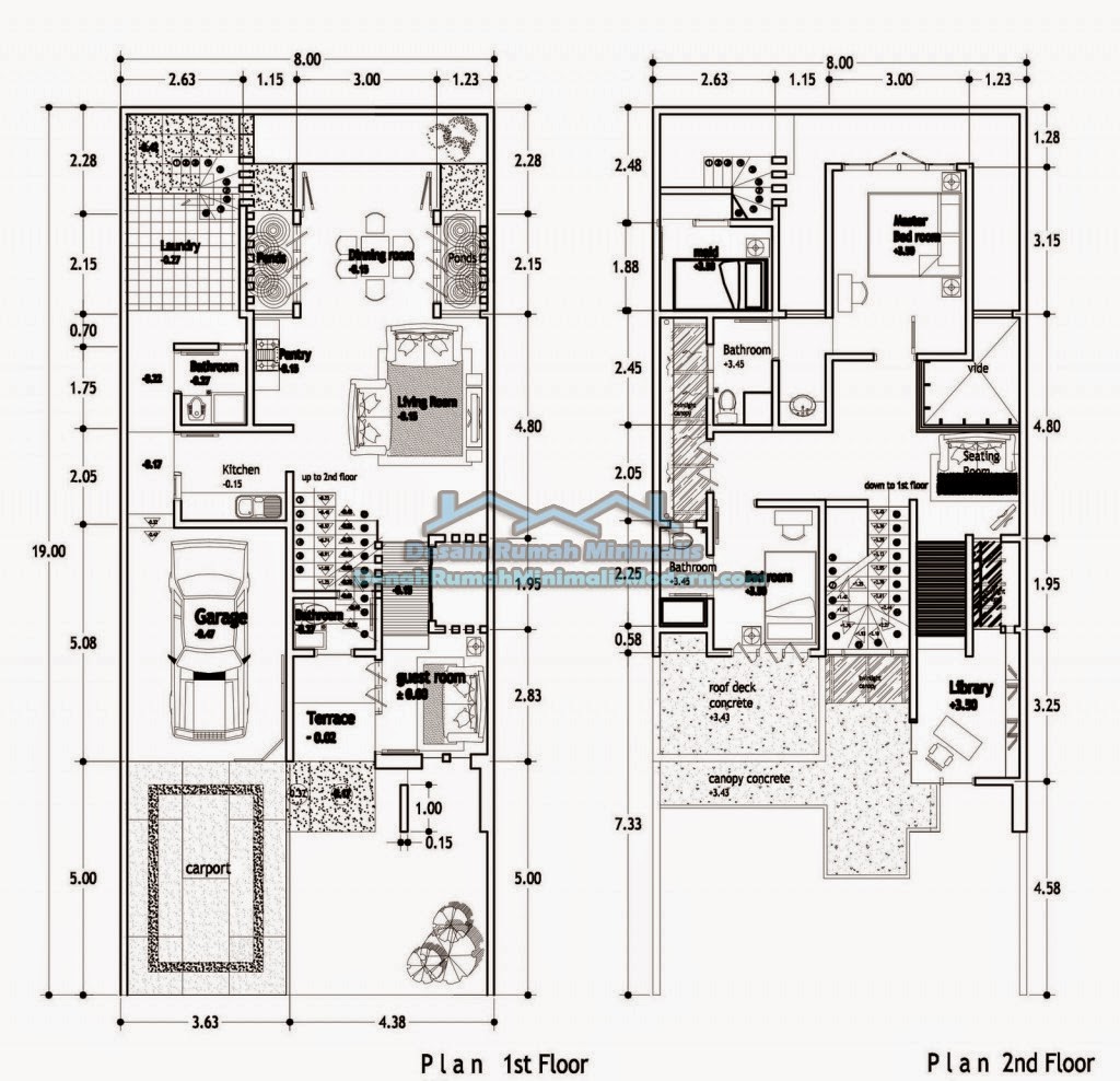 Desain Rumah Minimalis 2 Lantai Ukuran 10X15 - Gambar Foto 