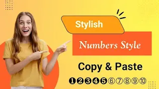 Stylish Numbers 1 to 10