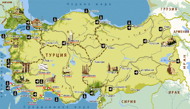 Turkey map