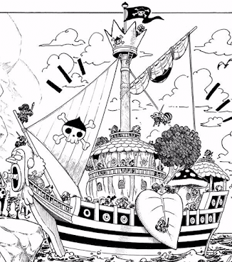 ワンピースアニメ トンタッタ海賊団海賊船 Tontatta Pirates ウソランド号 Usoland ONE PIECE