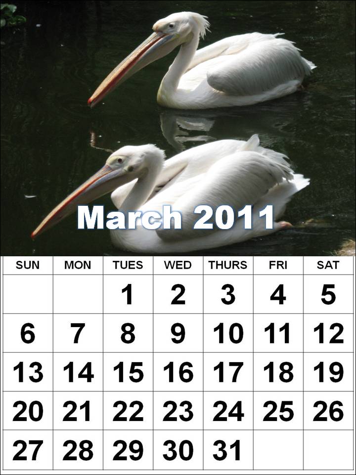 calendar march 2011 print. Free Printable March 2011