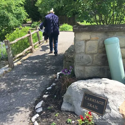 entrance to Sunrise Carriage Trail in Charleston, West Virginia