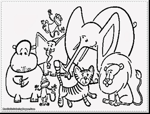 Good Zoo Animal Coloring Pages With Zoo Animal Coloring Pages And Realistic  Zoo Animal Coloring Pages