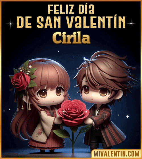 Imagen Gif feliz día de San Valentin Cirila
