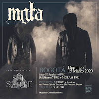 CONCIERTO de MGLA+ SOL SISTERE en Bogota