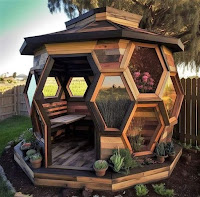 ideas de casas de madera para tu jardín, hechas con inteligencia artificial