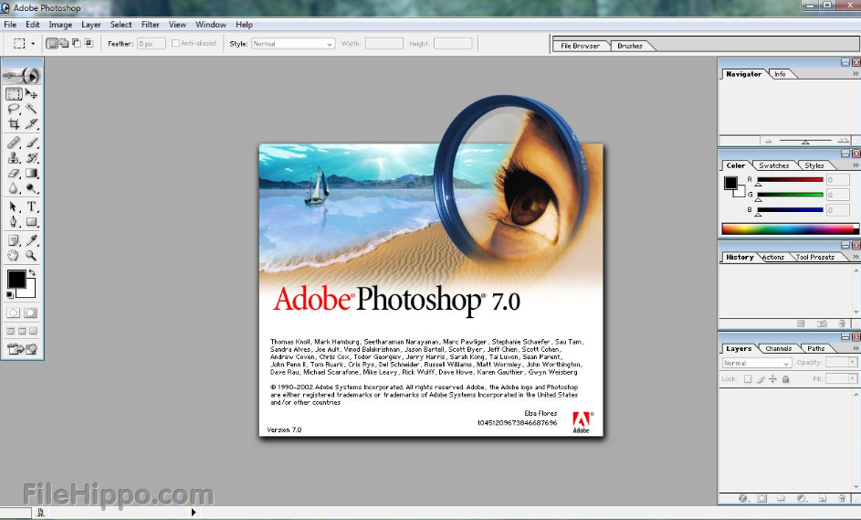 Adobe Photoshop 7.0 Free Download Full Version for PC