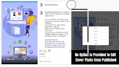 How to prepare a cover photo for the Igtv Instagram video in Canva?