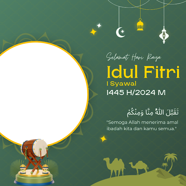 Link Twibbonize Ucapan Selamat Hari Raya Lebaran Idul Fitri 1445 Hijriyah 2024 Masehi id: idulfitri1444hijriyah