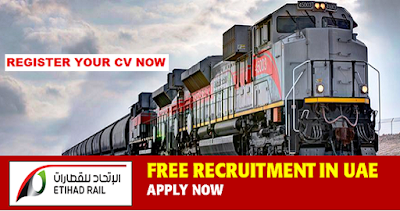  Etihad Rail Job Vacancies in UAE  