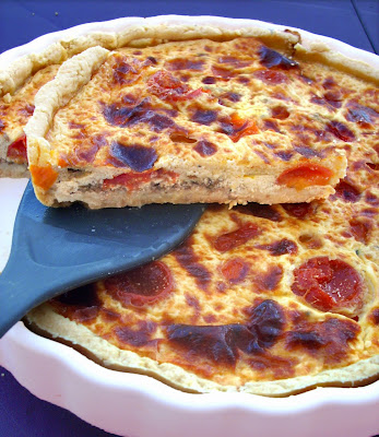 Tarte Tapenade, Ricotta & Tomates Cerises