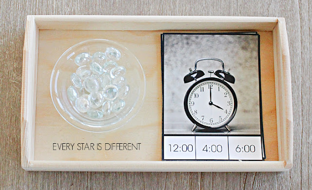 Telling Time by the Hour with Real Clocks Clip Cards