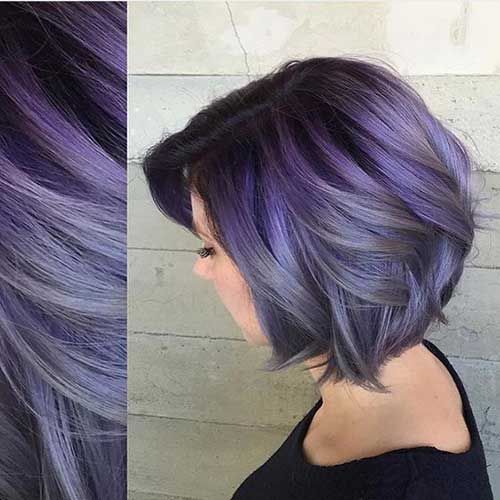 cute short hairstyles and color