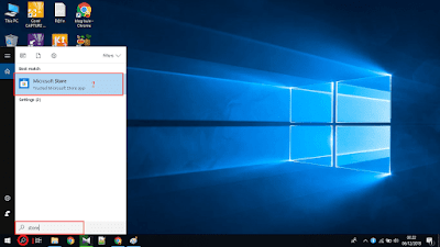 Gambar ilustrasi tampilan windows 10