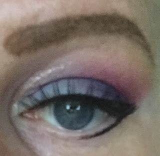 Eylure Definition No 110 Strip False Lashes on my eye by me.