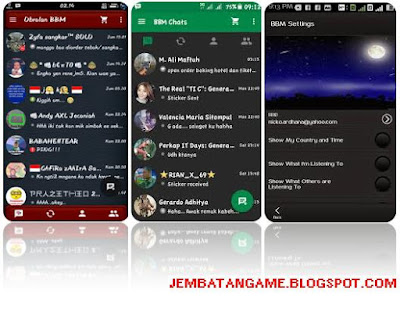 BBM MOD TERBARU TERPOPULER DAN TERLENGKAP GRATIS