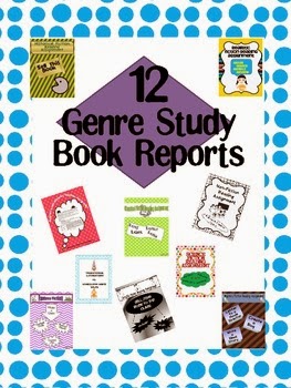 http://www.teacherspayteachers.com/Product/12-Different-Genre-Focused-Book-Reports-467917