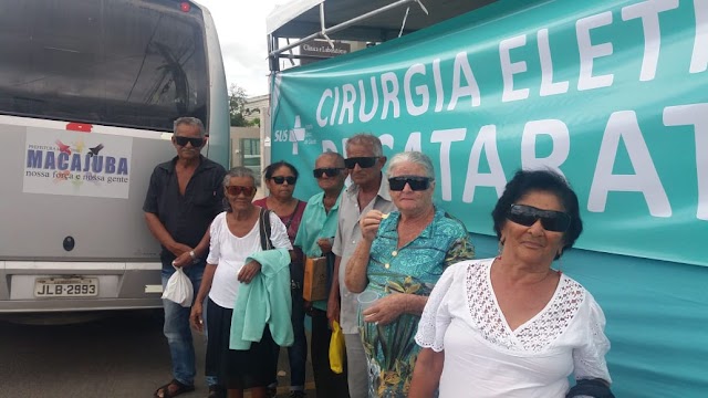 Macajuba-BA: Secretaria de Saúde encaminha pacientes para cirurgias de catarata