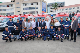 Teresópolis recebe três ambulâncias do programa ‘SAMU 100% RJ’