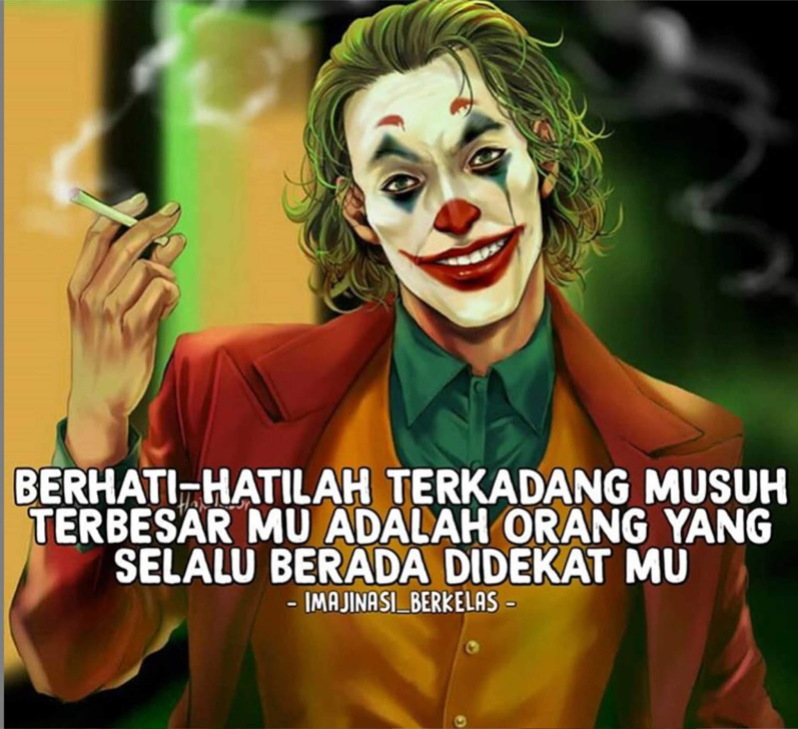 Paling Populer 30 Kata  Kata  Bijak Gambar Joker  Keren  