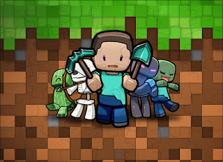 Minecraft: Etiquetas para Candy Bar para Imprimir Gratis.