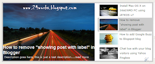 Featured Content Slider for Blogger Using jQuery