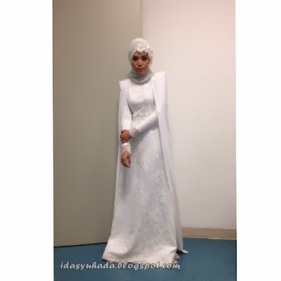 Manisnya Shila Amzah Dengan Pakaian Pengantin