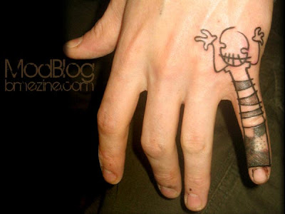 Finger tattoo