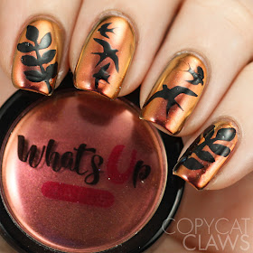 Whats Up Nails Sunset Powder and Stencils