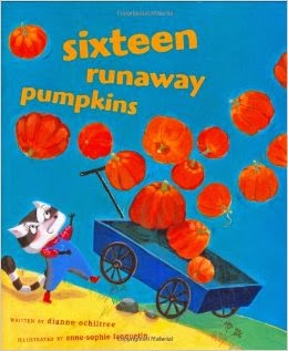 http://www.amazon.com/Sixteen-Runaway-Pumpkins-Dianne-Ochiltree/dp/0689850905/ref=sr_1_12?s=books&ie=UTF8&qid=1413302853&sr=1-12&keywords=pumpkin+counting+books