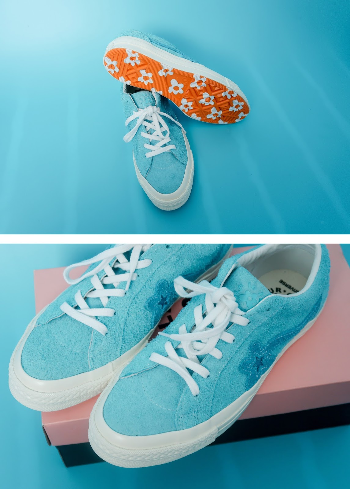 unboxing golf le fleur x converse by Tyler the Creator Video