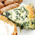 Crustless Spinach Quiche