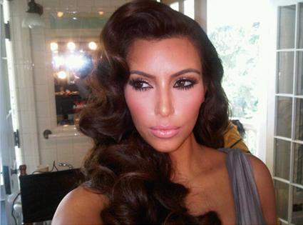 Kim Kardashian's image below was used as inspiration