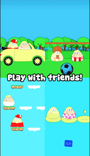 كن مستعد للأعتناء بحيوانك الأليف Pou! تحميل لعبة Pou المجانية لهواتف الأندرويد Pou for Android