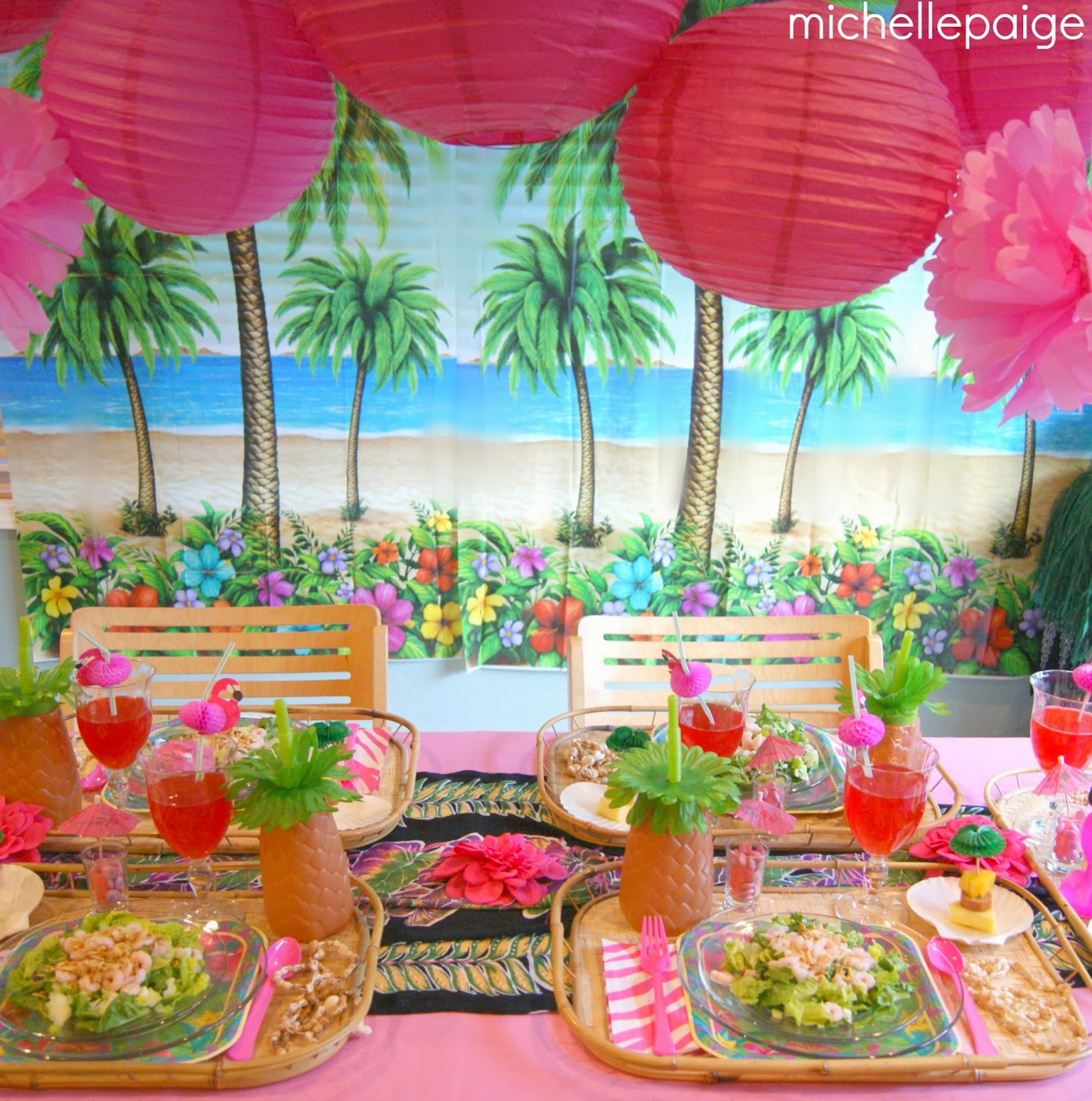 michelle paige blogs Hawaiian  Birthday  Party 