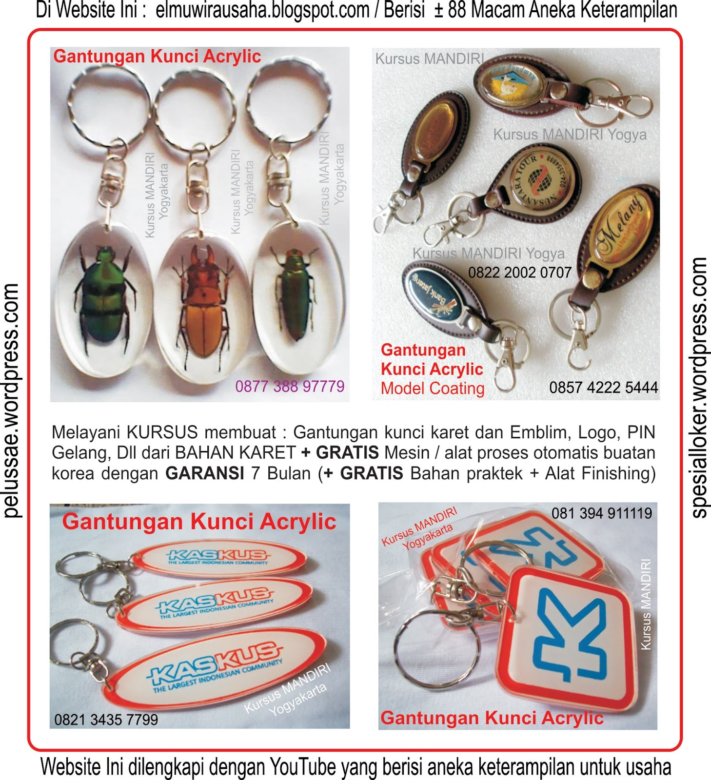 Percetakan, Souvenir, Accessories, Gift, Hiasan.: WEBSITE 